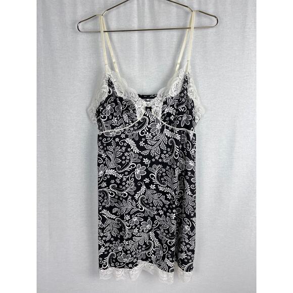 Studio Donatella Dress Babydoll Lace Floral Slip Mini Fairy Whimsy Whimsigoth - Picture 1 of 5